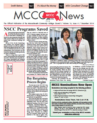 Dec. 2014 Newsletter