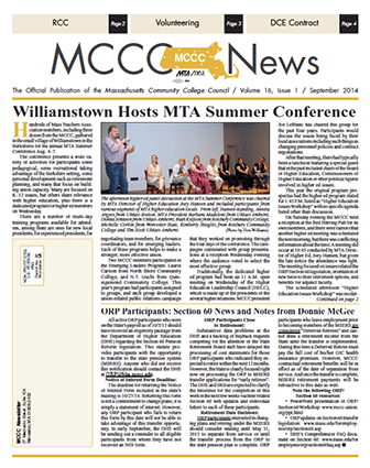 Oct. 2014 Newsletter