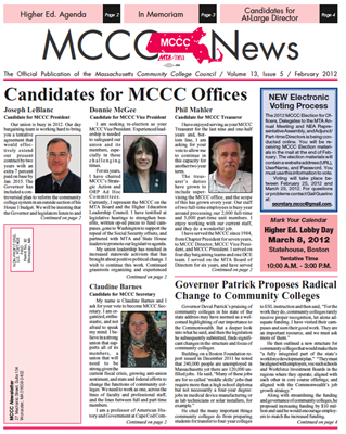 Feb. 2012 Newsletter