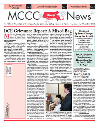 Dec. 2012 Newsletter