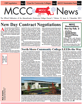 Dec. 2011 Newsletter