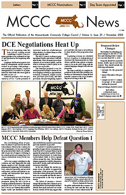 Nov. 2008 Newsletter