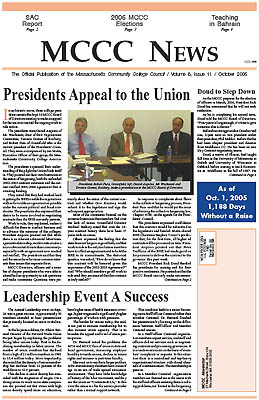 Oct. 2005 Newsletter