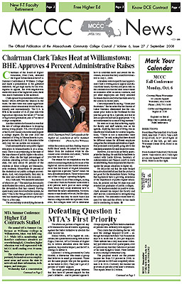 Sept. 2008 Newsletter