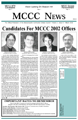 March 2002 Newsletter