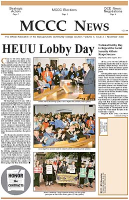 Nov. 2003 Newsletter