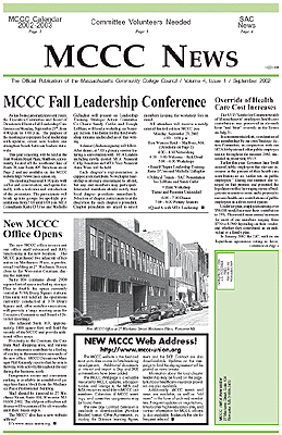 Sept. 2002 Newsletter