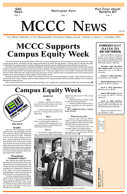 Nov. 2001 Newsletter
