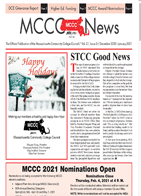 Dec-Jan Newsletter 2021