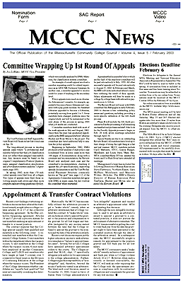 Feb. 2003 Newsletter
